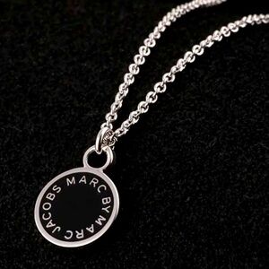 Marc by Marc Jacobs The Medallion Pendant Necklace Silver